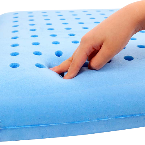 Orthopedic Gel Infused Memory Foam Cervical Bed Pillow 