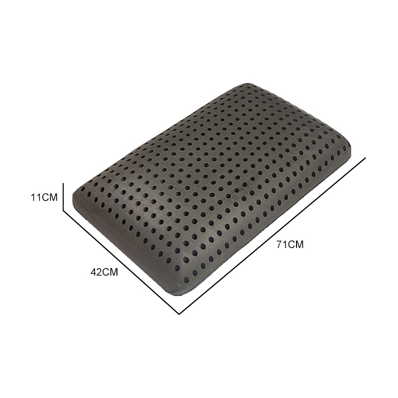 Bamboo Charcoal Gel Infused Memory Foam Pillow with Holes 