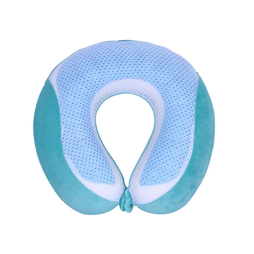 Gel Memory Foam Travel Neck Pillow 