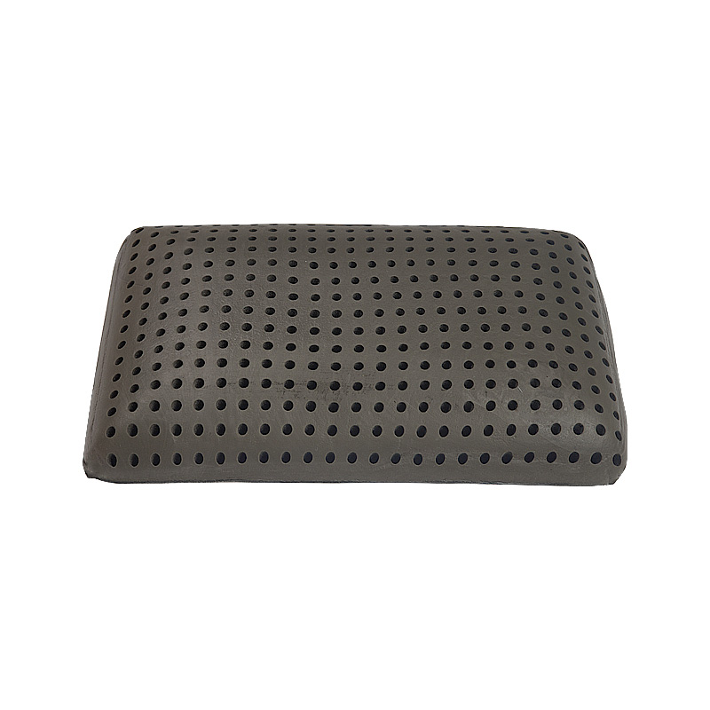 Bamboo Charcoal Gel Infused Memory Foam Pillow with Holes 