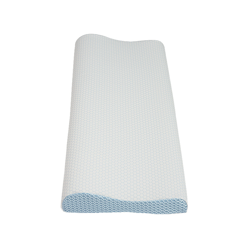 Wave Shape Neck Support Memory Foam Neck Pillow 