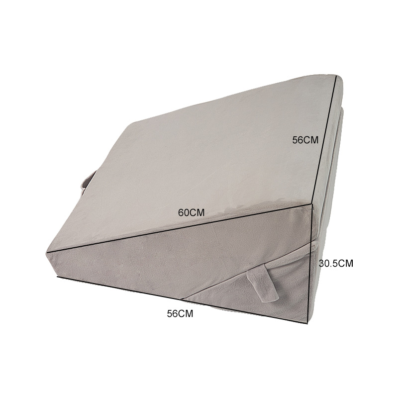 Memory Foam Bed Wedge Pillow Legs and Back Support Pillow 